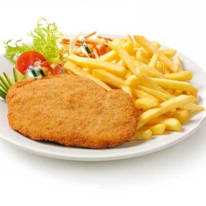  SNITEL VIENEZ DE VITA CU CARTOFI PRAJITI (350g)