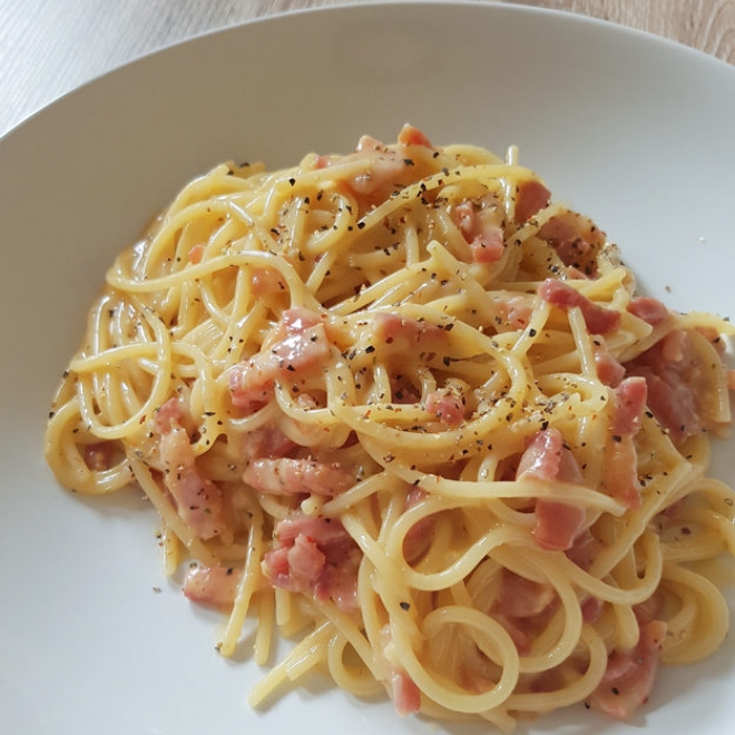  SPAGHETTI CARBONARA (350g)