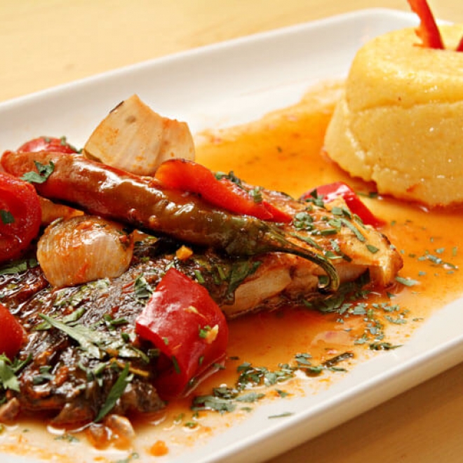  SARAMURA DE CRAP CU MAMALIGUTA (350g)